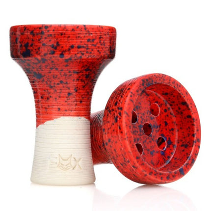 Red Fox Killer Bowl - Tall Hookah Bowl with Glazed Finish
