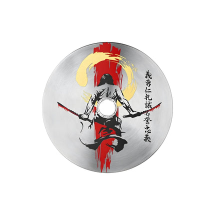 Japona Sensei Cherry hookah removable saucer with Japanese warrior design
