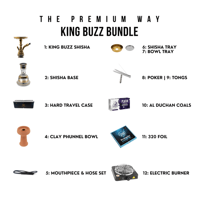 King Buzz Beginner's Shisha Kit