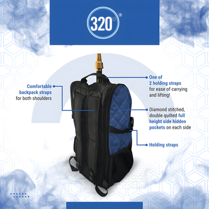 320° Hookah Travel Bag – Shisha Storage Backpack Bag | The Premium Way