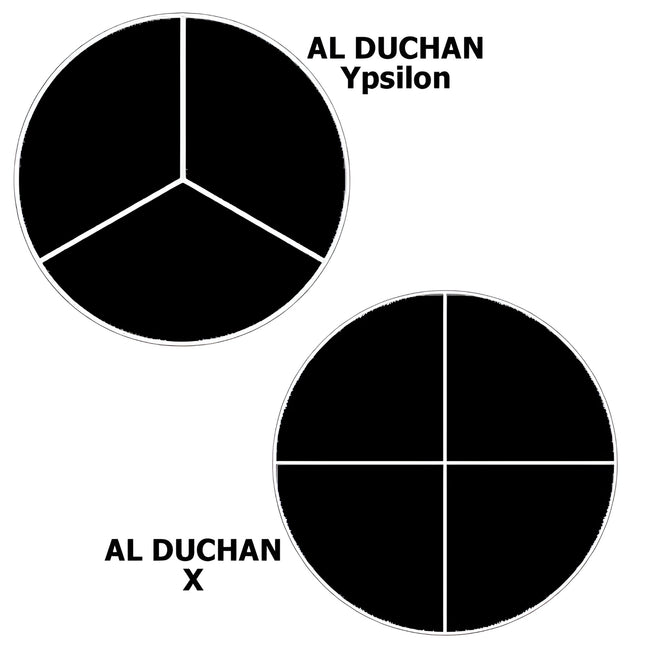 Al Duchan X Round HMD Shisha Charcoal Diagram