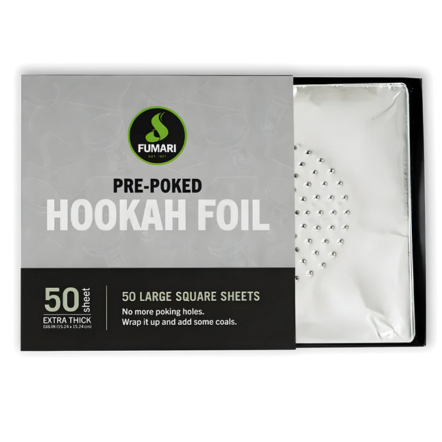 Pre-Poked Hookah Foil Sheets