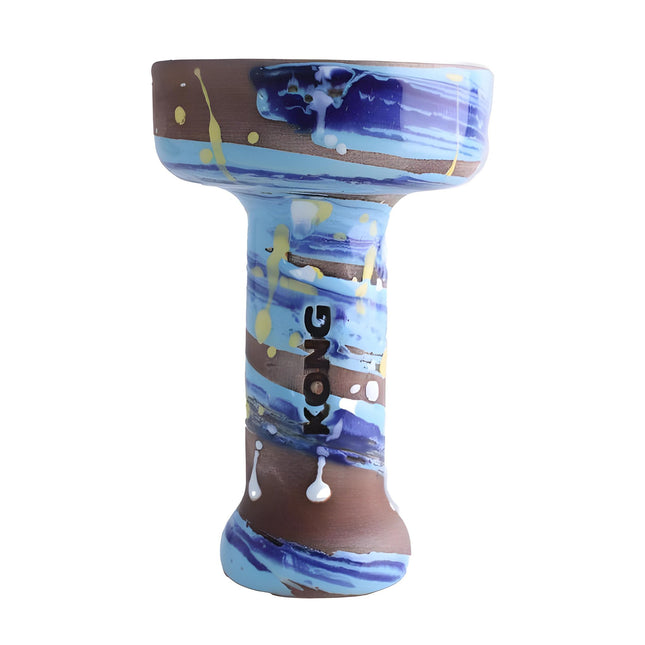 Detailed Design of Kong Phunnel Space Blue Hookah Bowl – Artistic and Unique Patterns