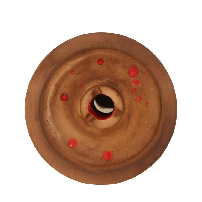Top View of Kong Phunnel Space Blue Hookah Bowl – Premium Ceramic Bowl for Shisha