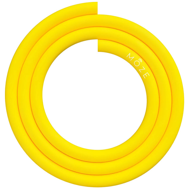 Moze Silicone Hose Yellow - Soft-Touch, Flexible, Odor-Resistant