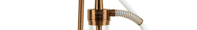 Oduman Infinity Hookah - Bronze Glass with Bronze Body Shisha | The Premium Way