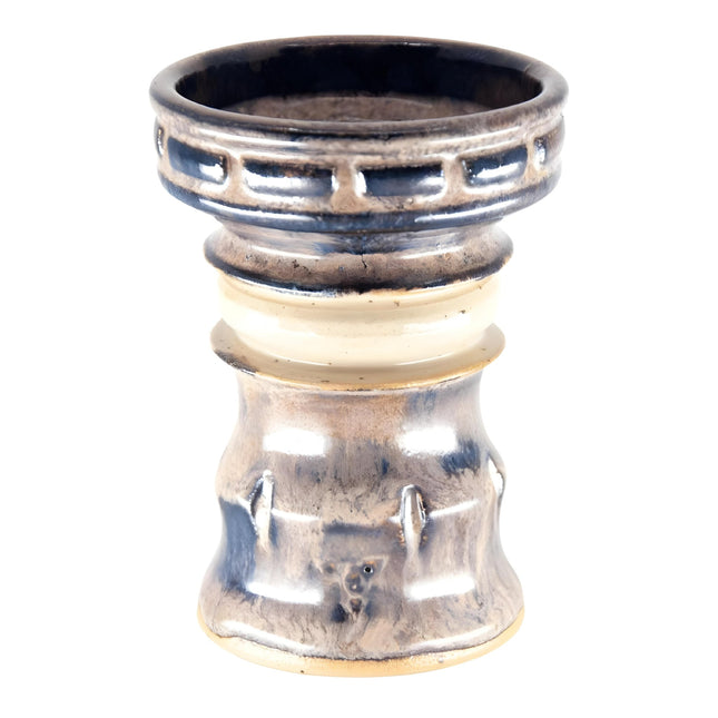 Front view of the Tuan Mini Killer Hookah Bowl, handcrafted in Turkey.