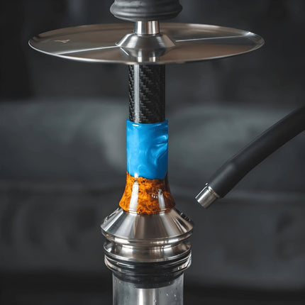 Vyro Penta Hookah with Blue Sleeve - Customisable and Unique Design