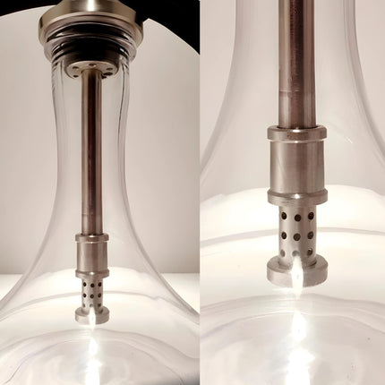 Base and diffuser of the VZ Hookah Minimal