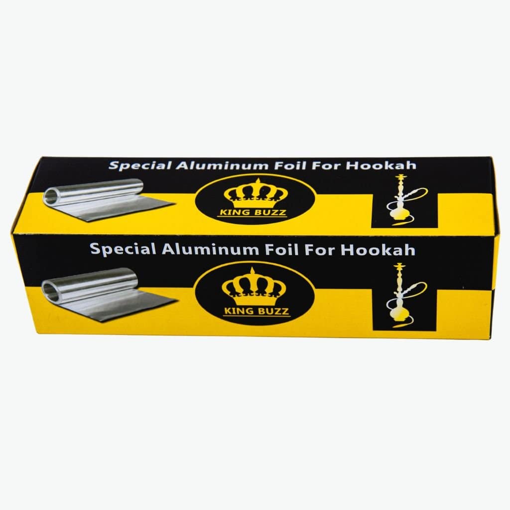 King Buzz Shisha Aluminum Foil 20m - Customisable Foil for Shisha – The  Premium Way